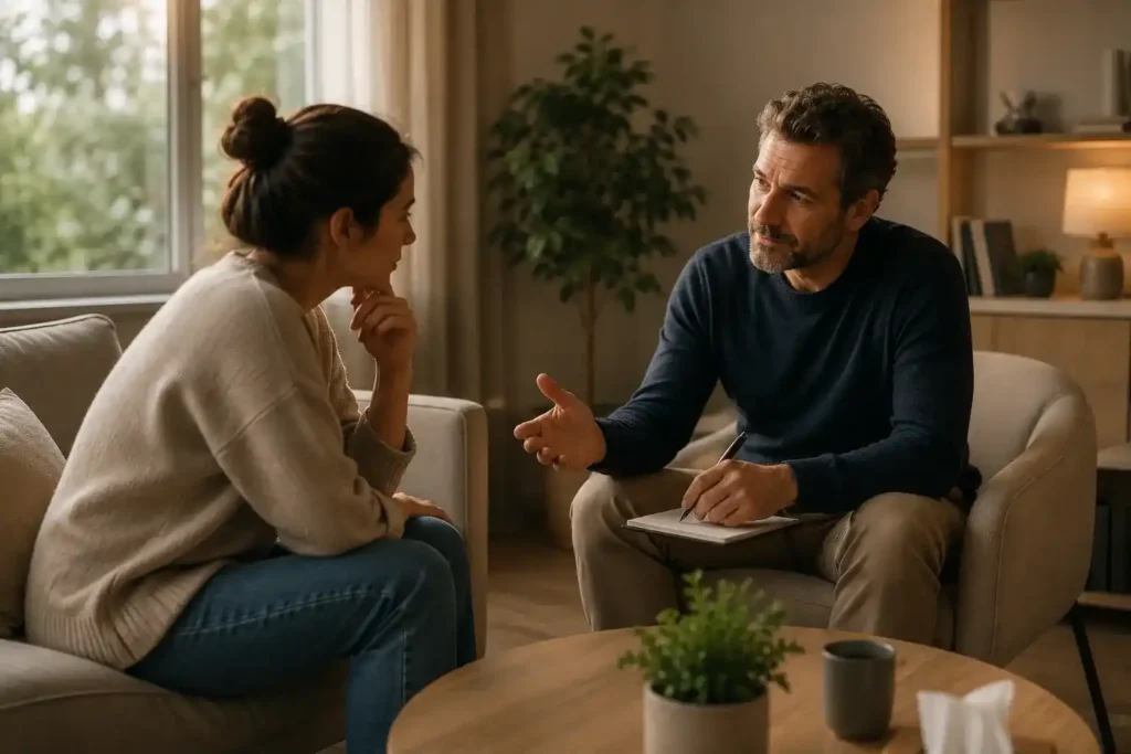 Conversation bienveillante sans rumination